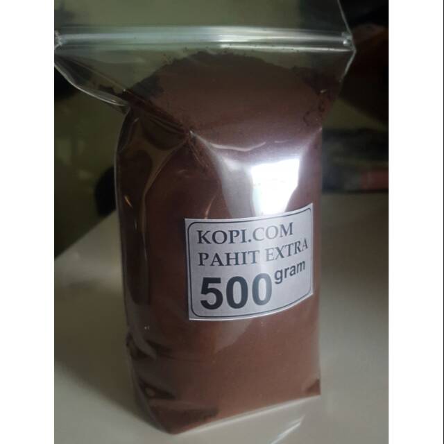 

Kopi.com (dibaca : kopi dot kom), Kopi Nikmat Sensasi Pahit Extra Netto 500gram