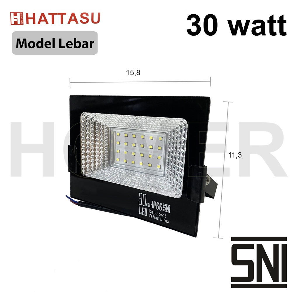 lampu led sorot / tembak / floodlight / outdoor lapangan 30w 30 w 30watt 30 watt probest hattasu emico hamatsu valpro SNI super terang murah bagus putih kuning