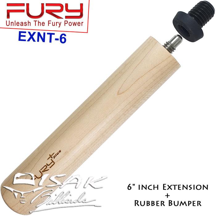 Fury Cue Ext 6" EXNT-6 - Stick Sambung Billiard Extension Biliar Furi