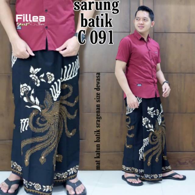 Sarung batik sragenan uk dewasa