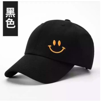 TOPI BASEBALL BORDIR SMILE / RECLUSIVE / GARIS TIGA RING LAKI PEREMPUAN TERMURAH !!