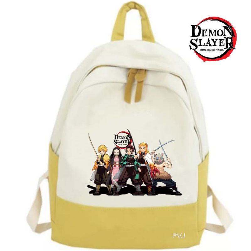 PVJ Tas Ransel Anak Anime Kimetsu No Yaiba Demon Slayer Corps Tanjirou kids backpack