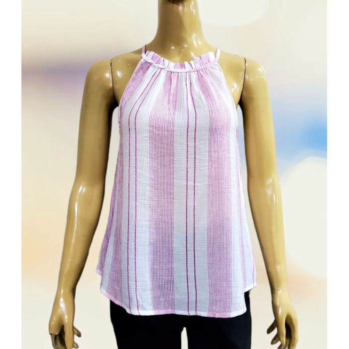 BLOUSE ATASAN HALTER NECK