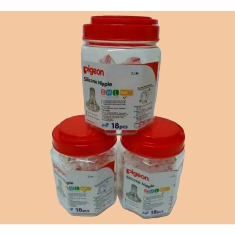 PIGEON NIPLE SILICON/TIPE STANDART SIZE S/M/L ( ECER )