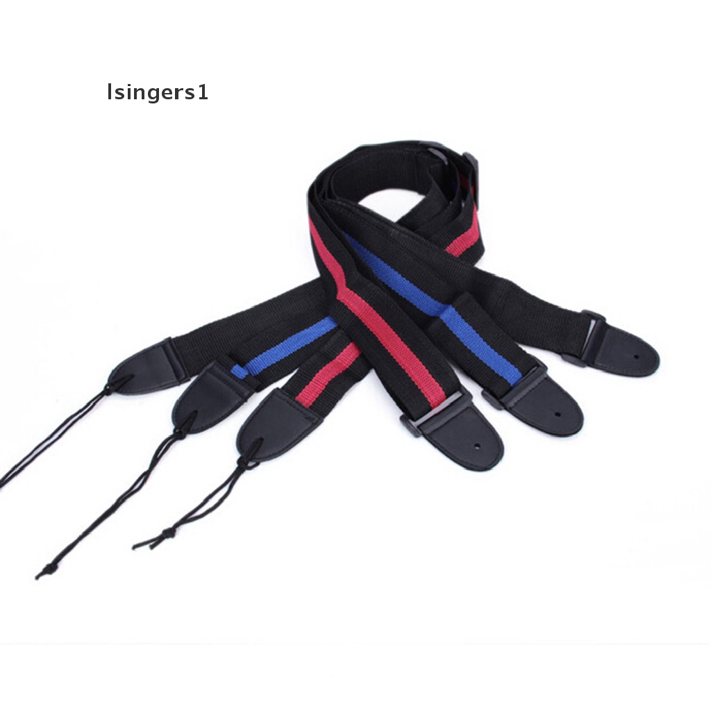 (lsingers1) Strap Gitar Akustik / Elektrik / Bass Bahan Nilon Adjustable