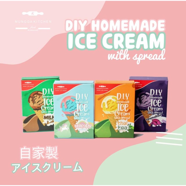 

Mungga Kitchen DIY Homemade Ice Cream With Spread