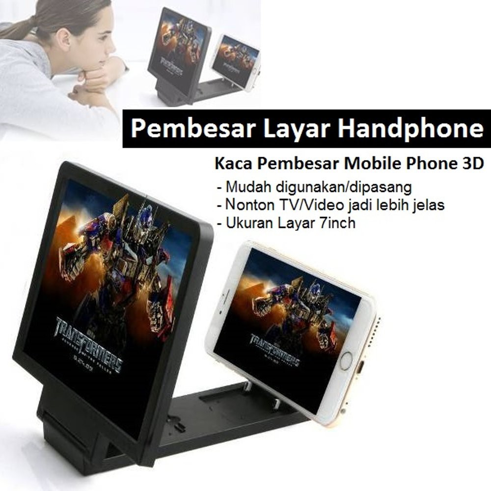 [BS 478] Pembesar Layar Kaca HP Gadget - Enlarge Screen Besar Layar Handphone Universal TV