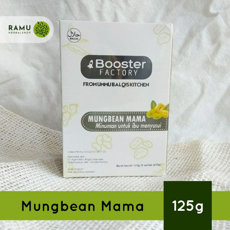 

BOOSTER ASI - MUNGBEAN MAMA BY BOOSTER FACTORY (125g - 5 sachet @ 25g)