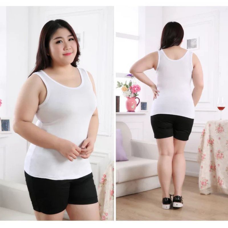 TankTop Jumbo | Tangtop | Tengtop | singlet | Kaos Dalam Wanita Tali Besar Jumbo