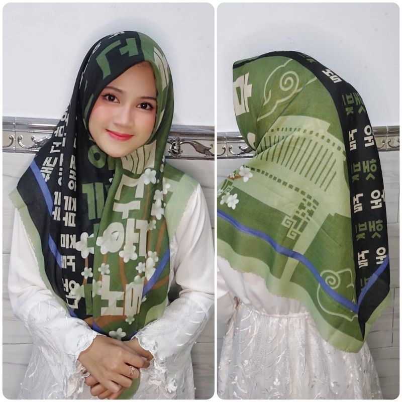 HIJAB KORAN ARAB KOREA AKSARA JAWA MURAH VIRALL-Bts army