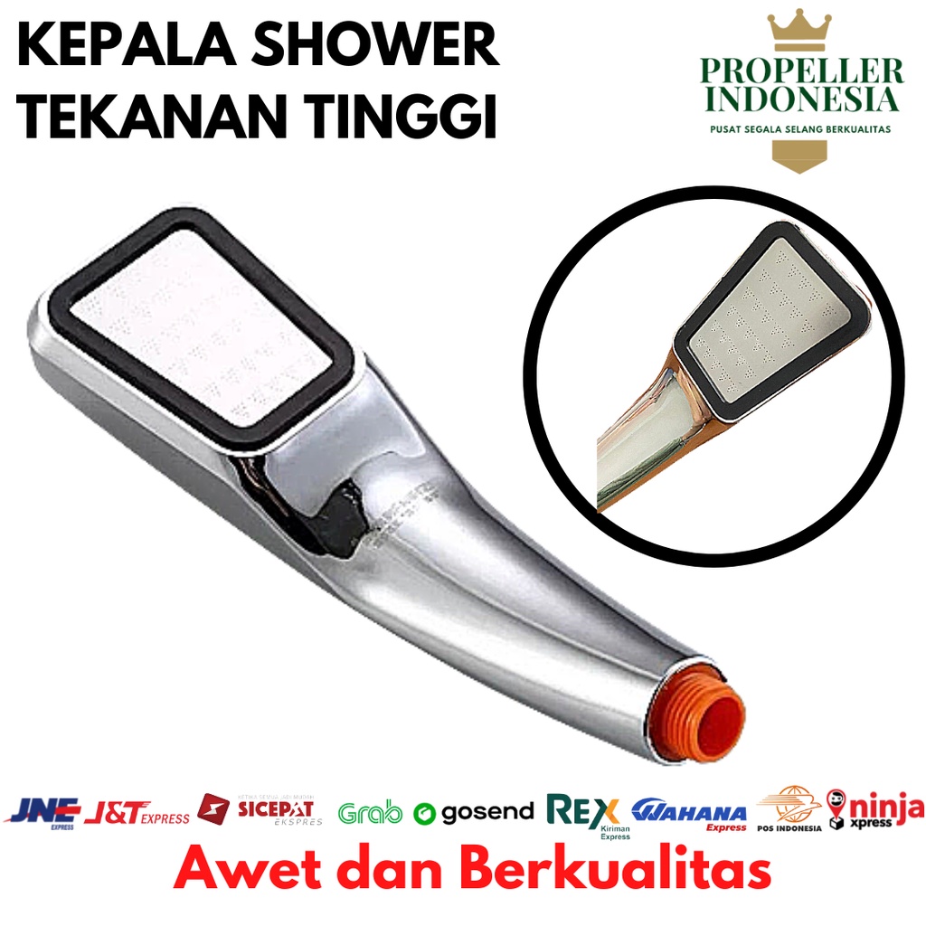 Kepala Shower Aerator Kamar Mandi 300 Lubang Pancuran Tekanan Tinggi