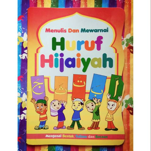 Buku Anak Menulis dan Mewarnai Huruf Hijaiyah