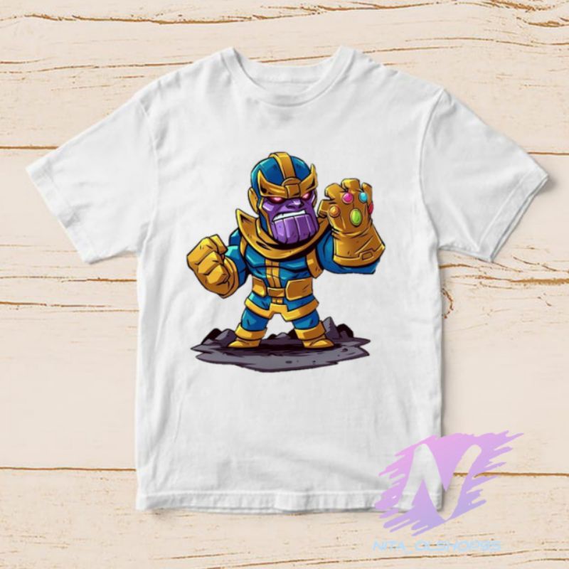 kaos anak avenger thanos baju karakter superhero