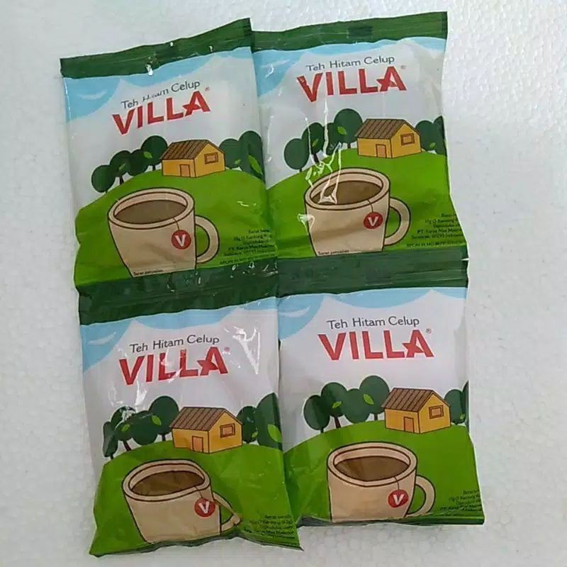 TEH CELUP VILLA 1RENCENG ISI 12 SACHET