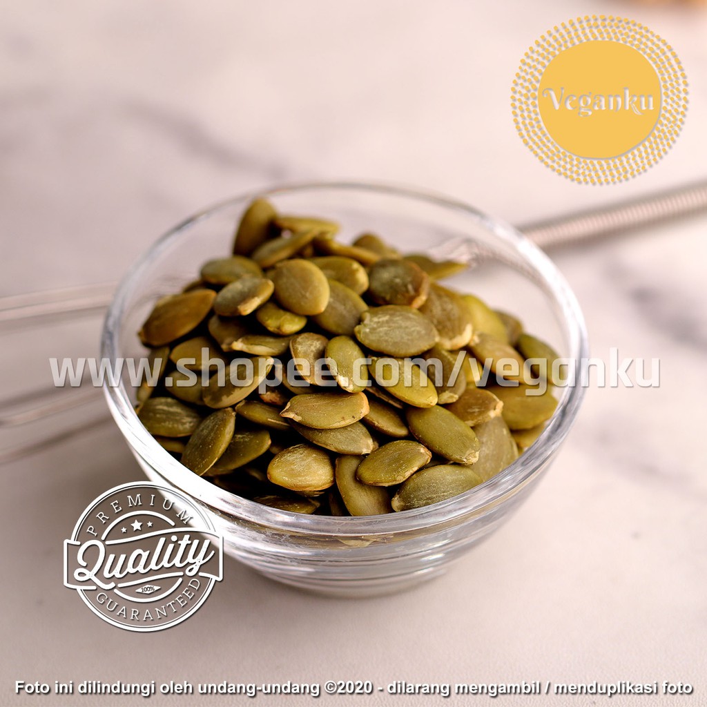 

Veganku - PUMPKIN SEED 100gr Organik Premium Biji Labu Mentah Kwaci