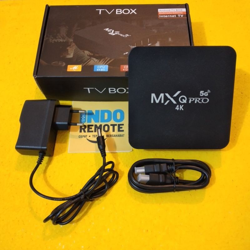 SMART TV BOX ANDROID 9.0 RAM 1GB ROM 8GB ORIGINAL + REMOTE