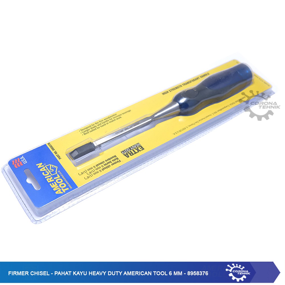 Firmer Chisel - Pahat Kayu Heavy Duty American Tool 6 mm - 8958376