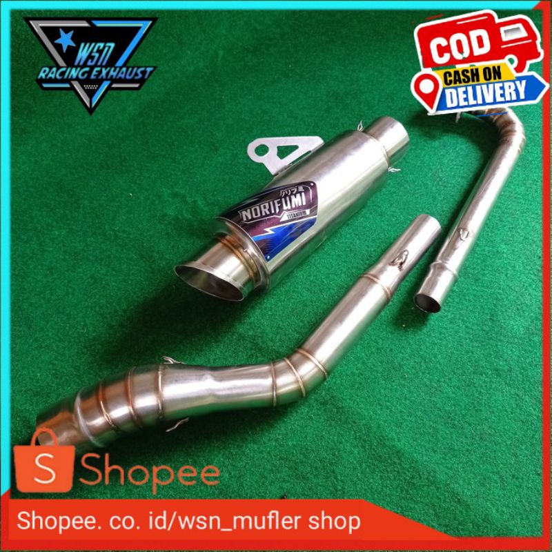 Knalpot GTX NORIFUMI jupiter z/knalpot vega/knalpot supra 125/knalpot grand