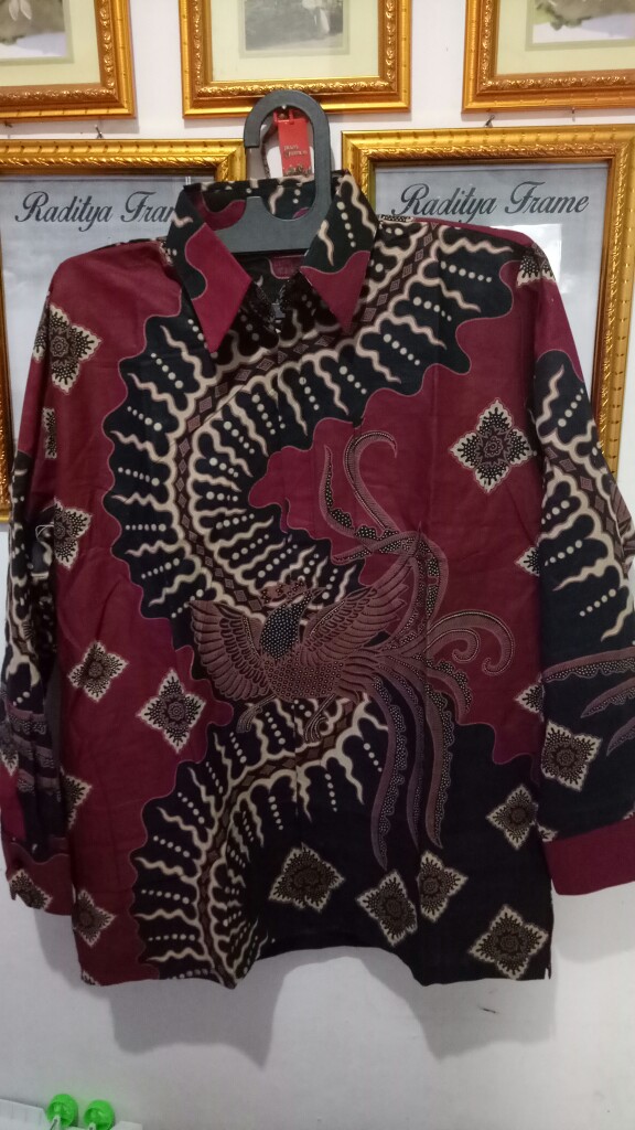 Batikalfa16 New Arrival Distro Batik Pria Bordir Sogan Hrb026 Batikaf Notoarto Batik Ipnu-ippnu