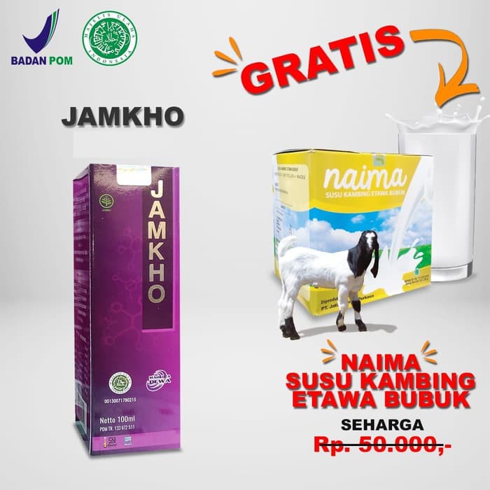 

Jamkho 250ml Jamu Kolesterol Promo Gratis Susu Kambing Etawa Propolis