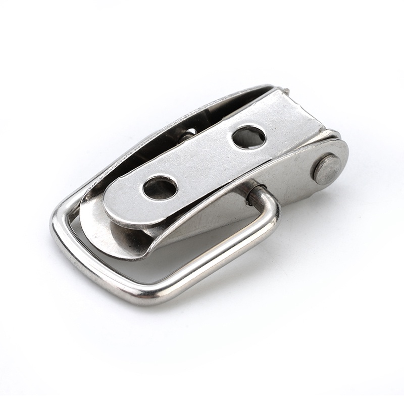 Kancing Kunci Spring Loaded Toggle Latch Catch Hasp - Silver