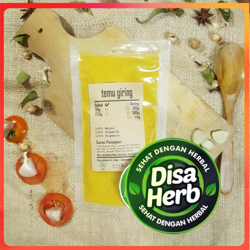 

TEMU GIRING BUBUK 100 GRAM - Curcuma Heyneana - MURNI - JSR - REMPAH