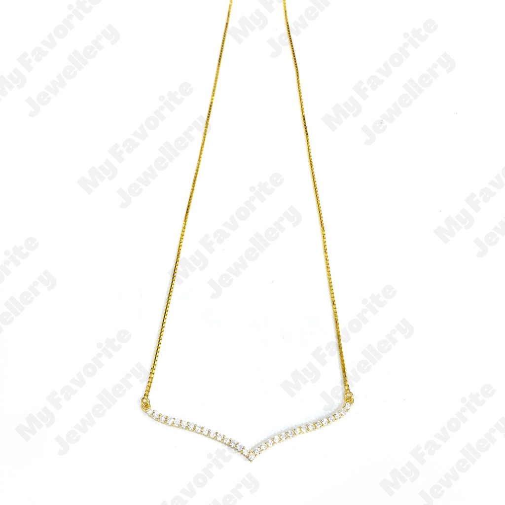 Kalung Italy Aurel Emas Asli Kadar 875