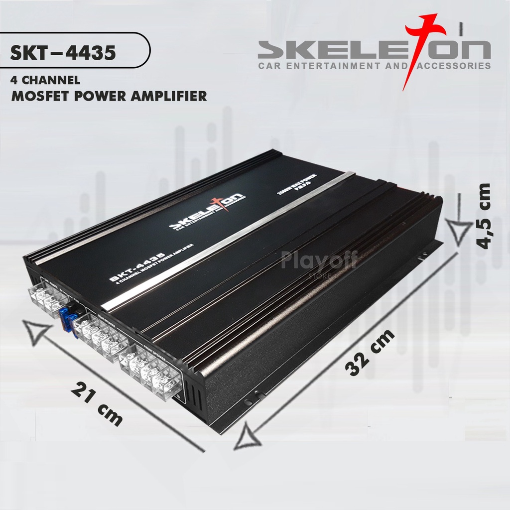 Power Amplifier 4 Channel Skeleton SKT-4435