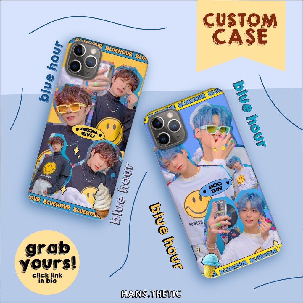 CUSTOM CASE - TXT BLUE HOUR SERIES | ALL TYPE: IPHONE SAMSUNG VIVO OPPO XIAOMI DLL