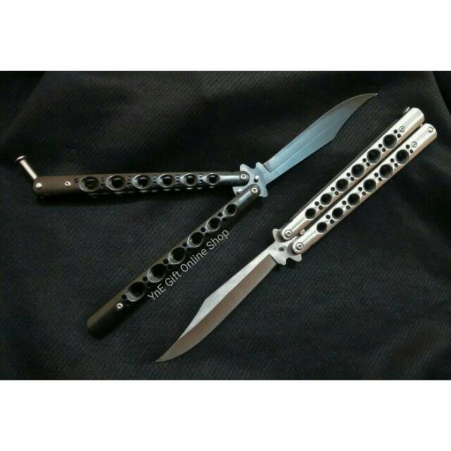 Pisau Balisong 01, Pisau Lipat, Folding Knife, Pisau Beladiri Murah