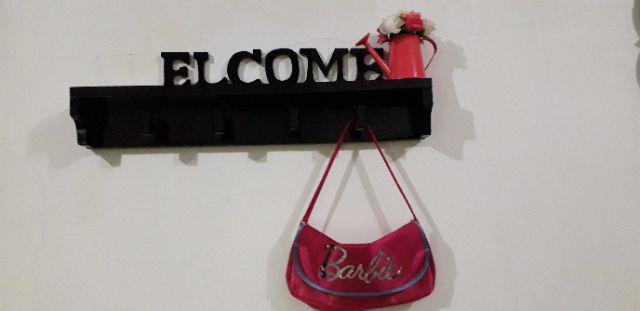 Kapstok Gantungan Baju Kayu Jati