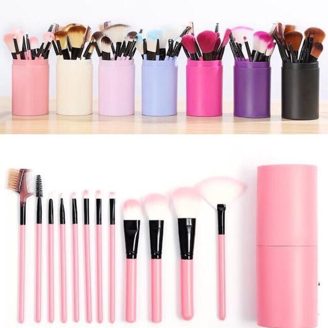 ALAT MAKE UP 12 KUAS / PREMIUM MAKE UP TOOLS / BRUSH KOSMETIK / BRUSH MAKE UP SET / SET KUAS MAKEUP