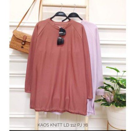 kaos lucu knit import