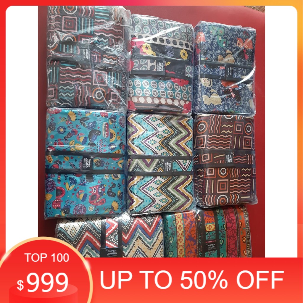 TIKAR LIPAT PIKNIK 300X150 CM ( SUPER JUMBO ) / TIKAR LIPAT MICROSATIN / TIKAR LIPAT REKREASI