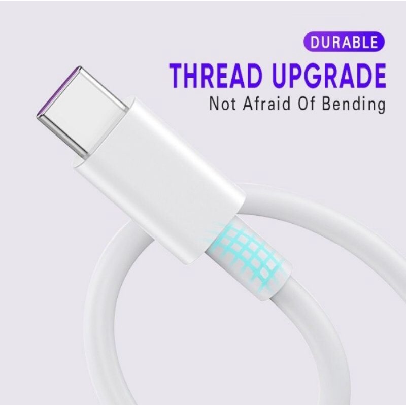 Kabel Data 5A Super Fast Charging Type C - Micro USB - Lightning / Kabel Charger Turbo 5A