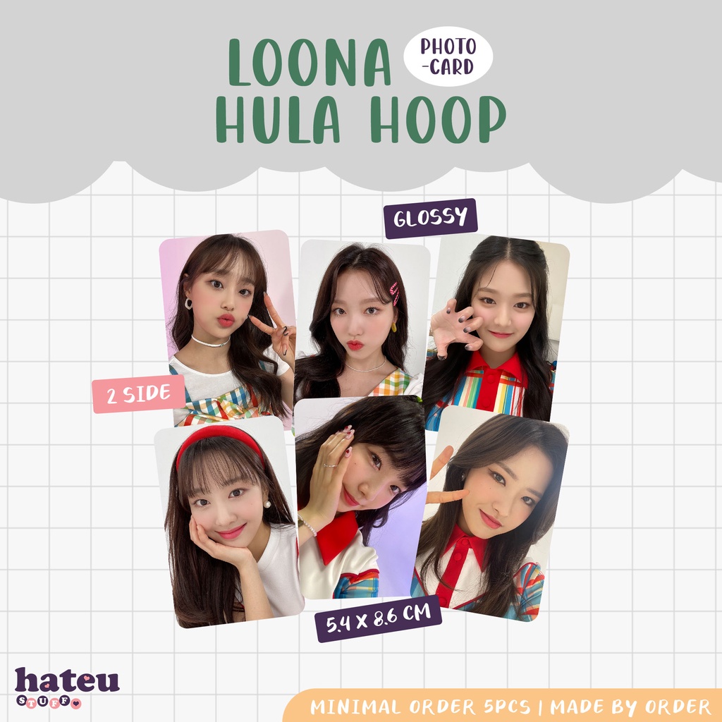 LOONA Unofficial Photocard Hula Hoop Selca