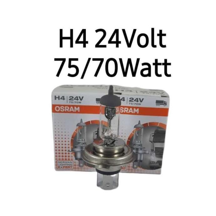 Bohlam Lampu Depan Isuzu Elf H4 24V 75/70W Osram altam07 Kualitas Baik