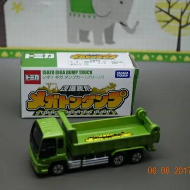 Tomica Isuzu Giga Dump Truck Hijau  Not For Sale Series