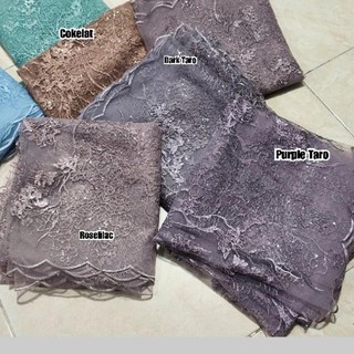 Brukat Tile Motif Akar, Bahan Kebaya, Brokat Tile ☀ ...