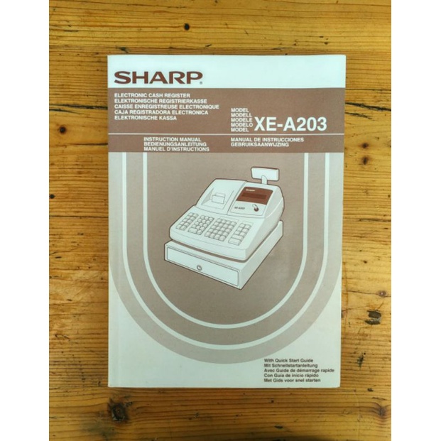 

Buku Panduan Mesin Kasir Sharp XE-203