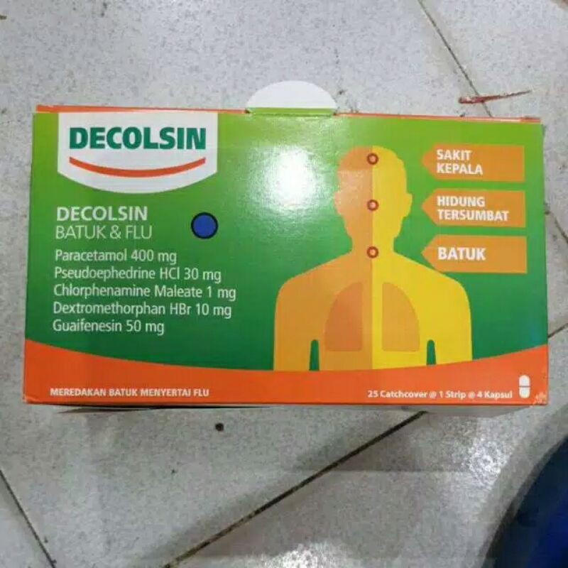 Decolsin Tablet per Sachet isi 4 kapsul