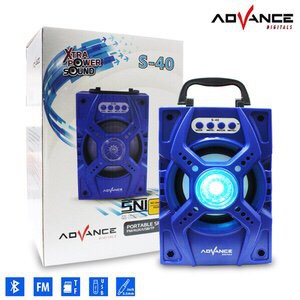 Speaker Bluetooth Advance S40 Portable Speaker
