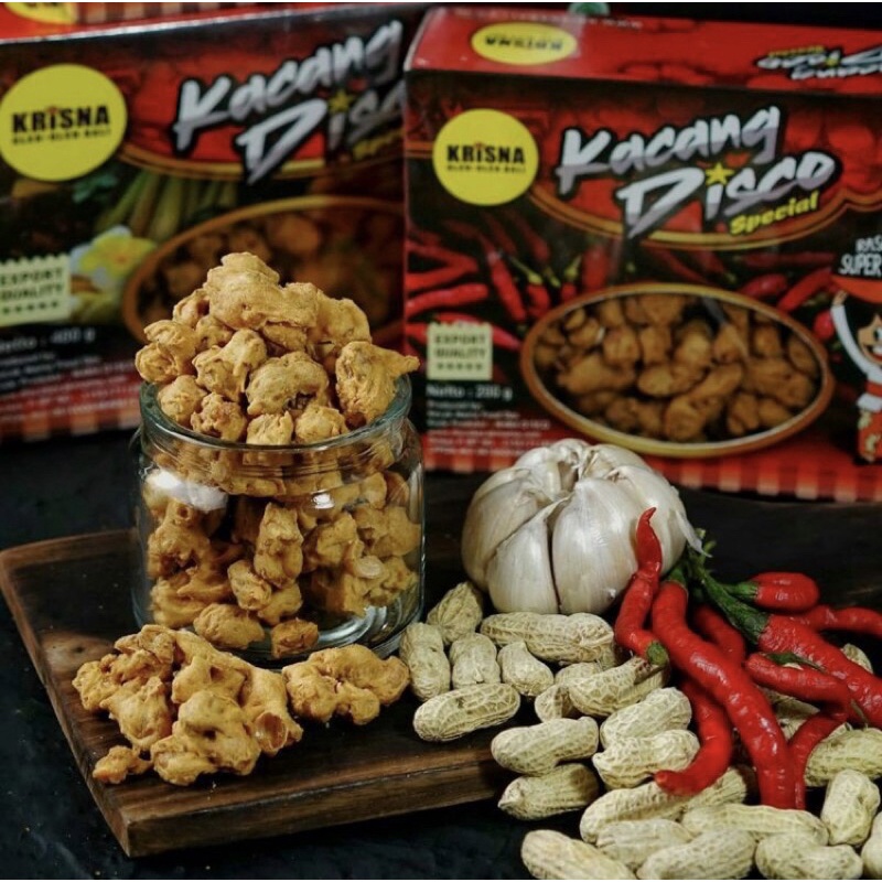 

Kacang Disco ajik krisna oleh oleh khas bali gurih&renyah 200 gram free bubbel warp