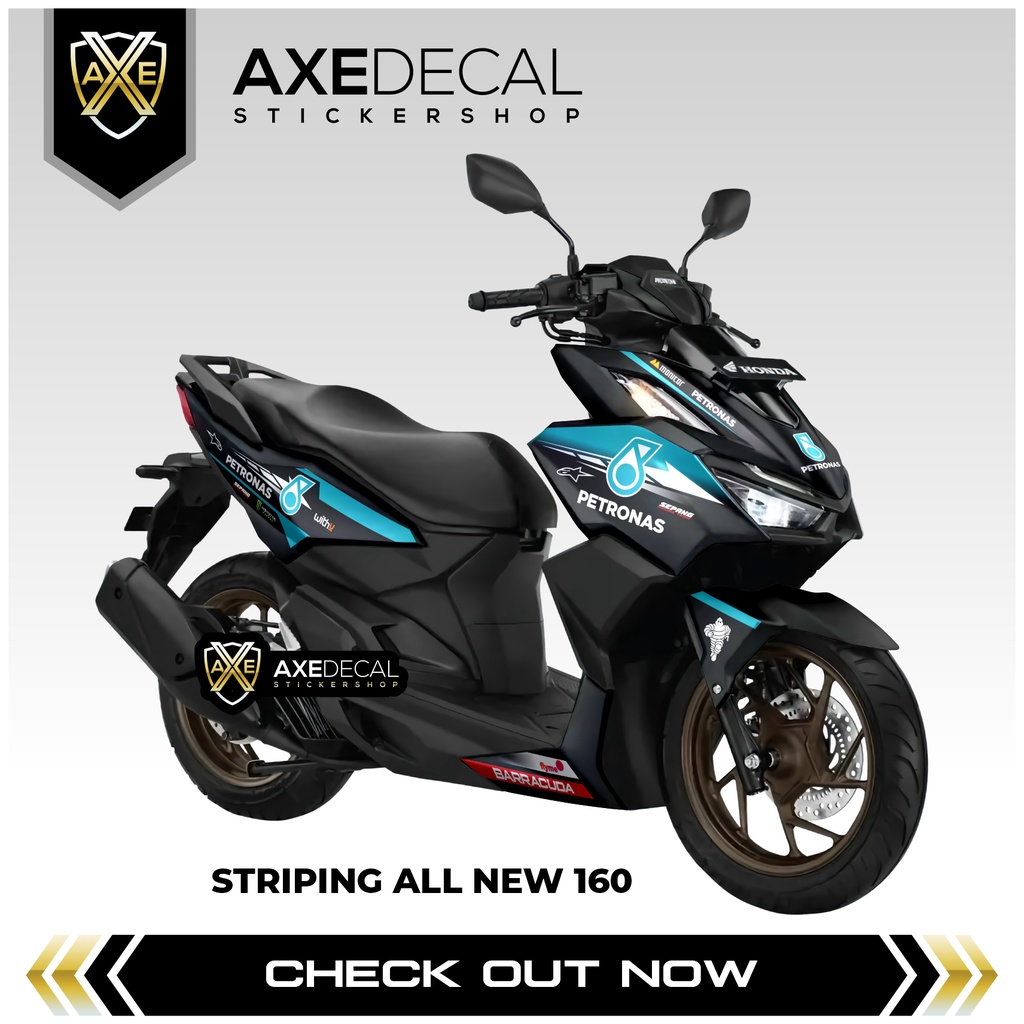 Striping Vario 160 Petronas / Stiker Motor Honda All New Vario 160 / Stock Decals