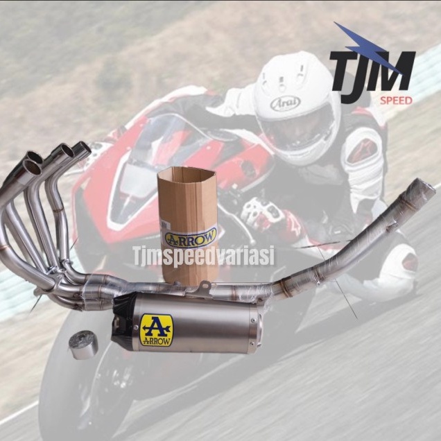 Knalpot Full System Arrow Works Titanium ZX25R