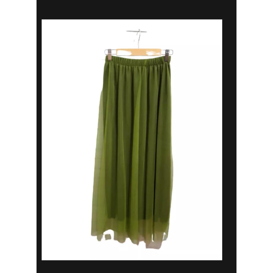Rok tutu.◇Rok tutu Hijau army◇bahan wolfis.pakai puring di dalam.all size.pjg:90.cm◇lp:58~98.cm.