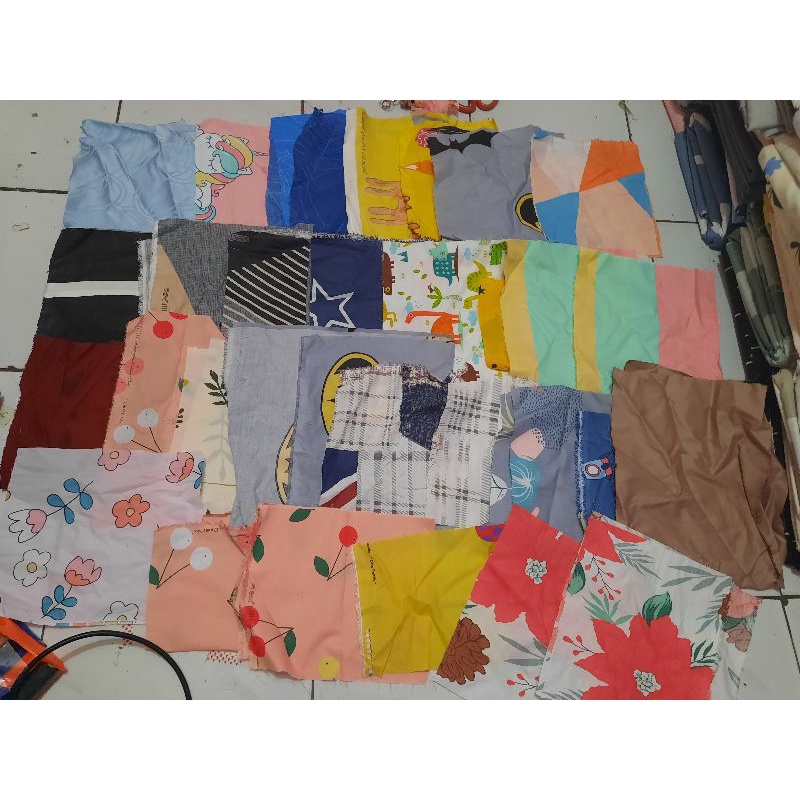 Kain Perca | Kain Pojokan Sprei Sisa Produksi Sprei Harga Murah Harga murah meriah