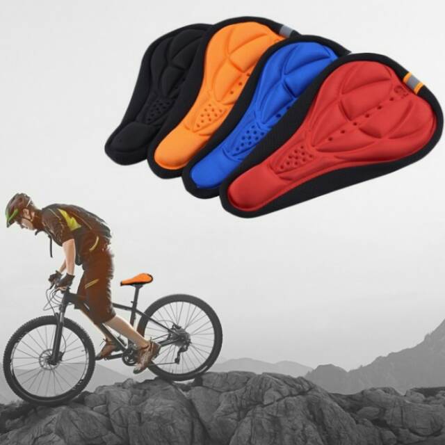 Cover sadel jok sepeda sangat empuk bantalan alas tempat duduk soft