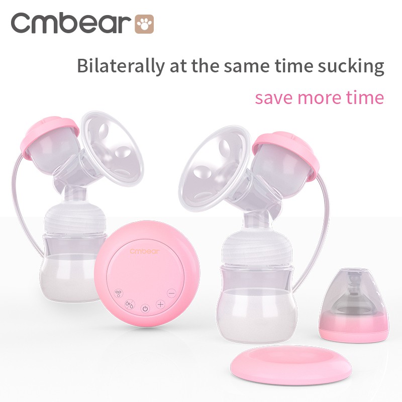 [ Rechargeable ] Cmbear Pompa ASI Elektrik Ganda / Double Electric Breast Pump ZRX-0628