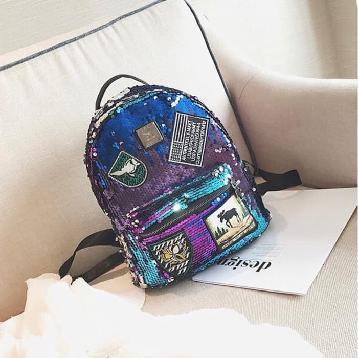 Tas Import / Tas Justice / Tas Wanita / Backpack / Tas Ransel Sequins